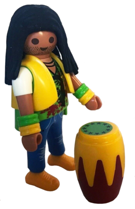 Playmobil - Músico reaggae - Sobres Sorpresa Serie 24 Chicos