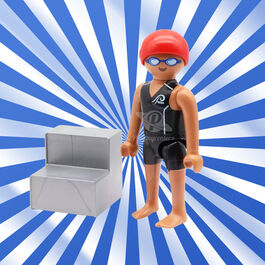 NADADOR - PLAYMOBIL - SOBRE SORPRESA SERIE 27 NIÑOS