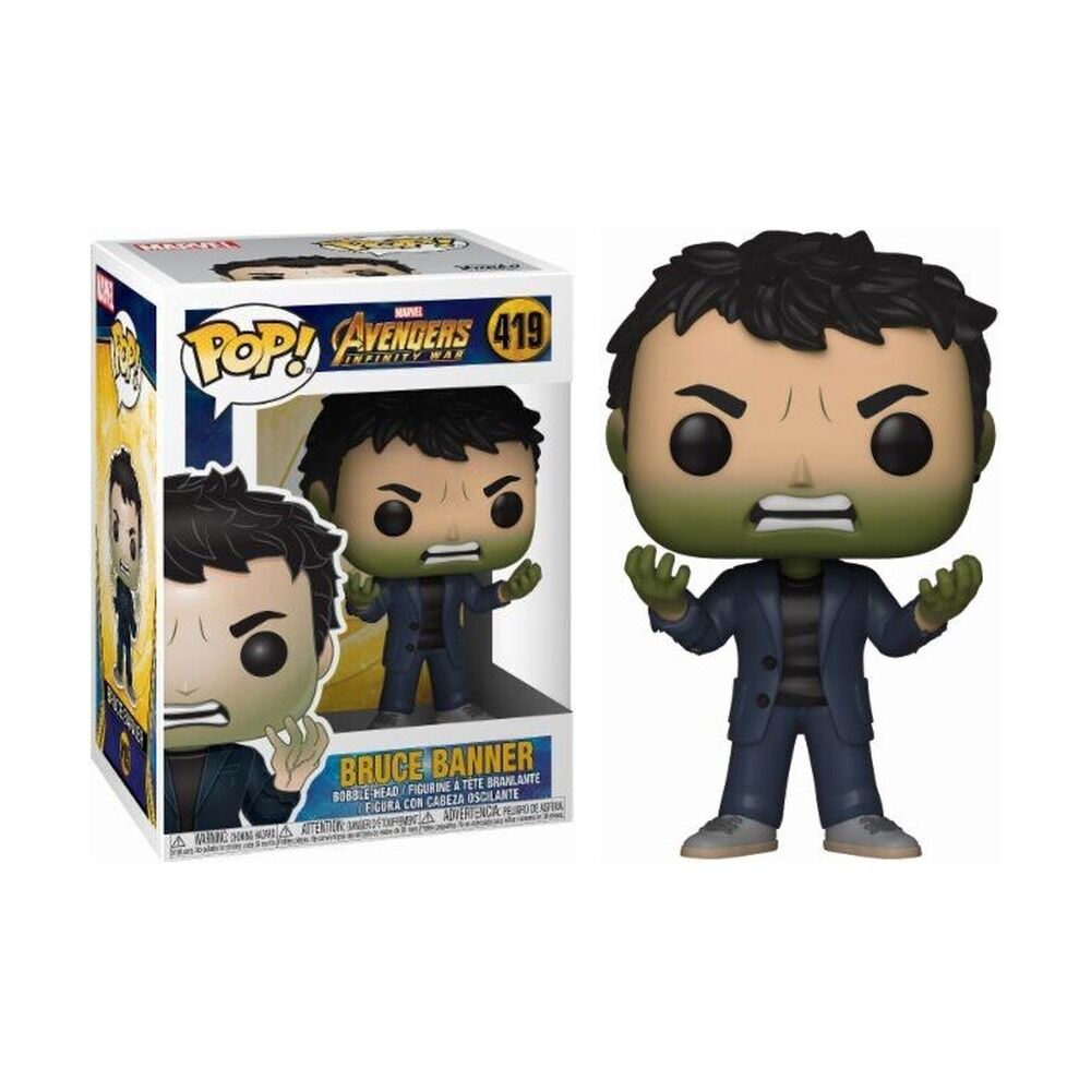 FUNKO POP! MARVEL VENGADORES: INFINITY WAR - BRUCE CON CABEZA DE HULK