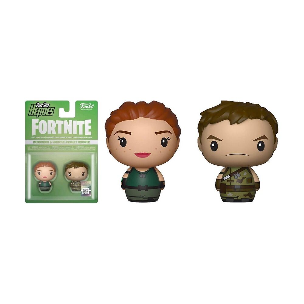 FUNKO PINT SIZE HEROES FORTNITE - PACK PATHFINDER Y HIGHRISE ASSAULT TROOPER