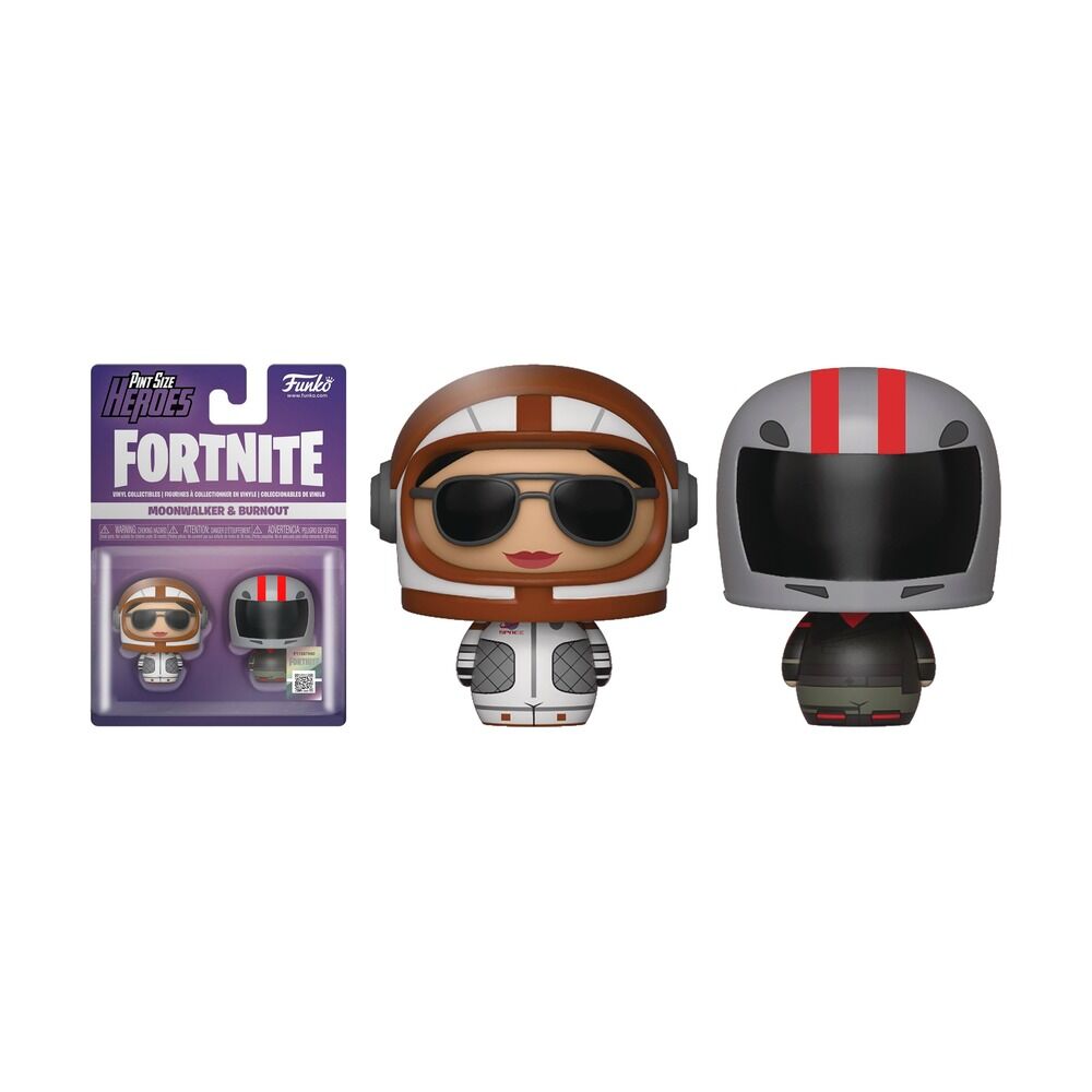 FUNKO PINT SIZE HEROES FORTNITE - PACK MOONWALKER Y BURNOUT