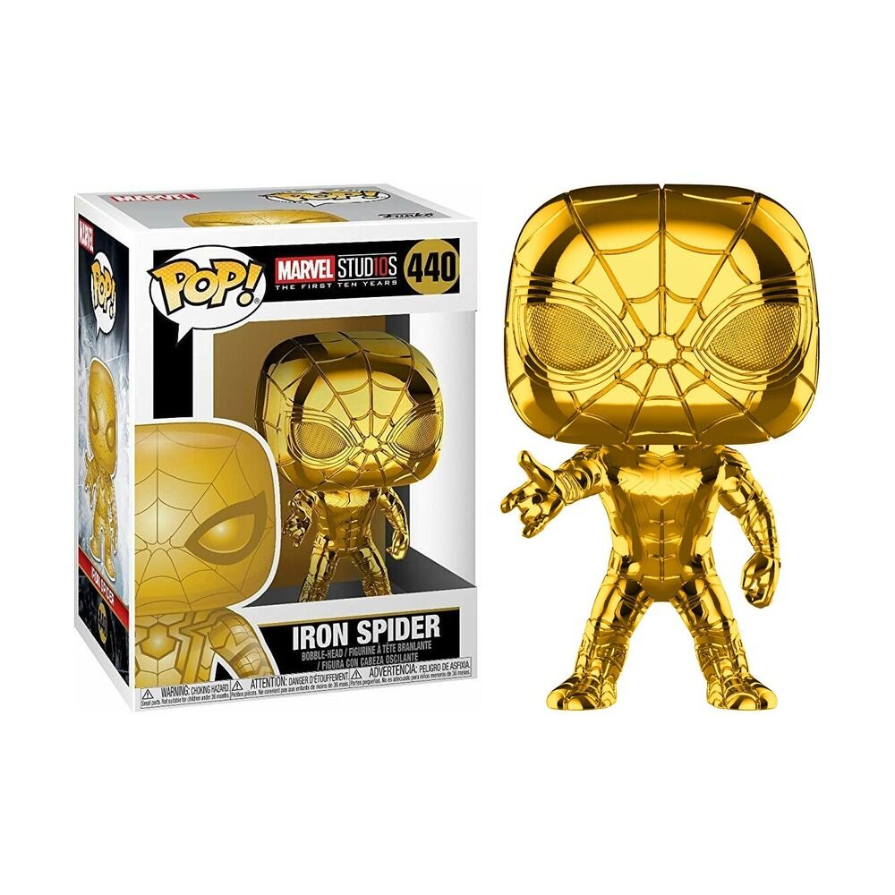 FUNKO POP! MARVEL STUDIOS 10 - IRON SPIDER (CROMADO)