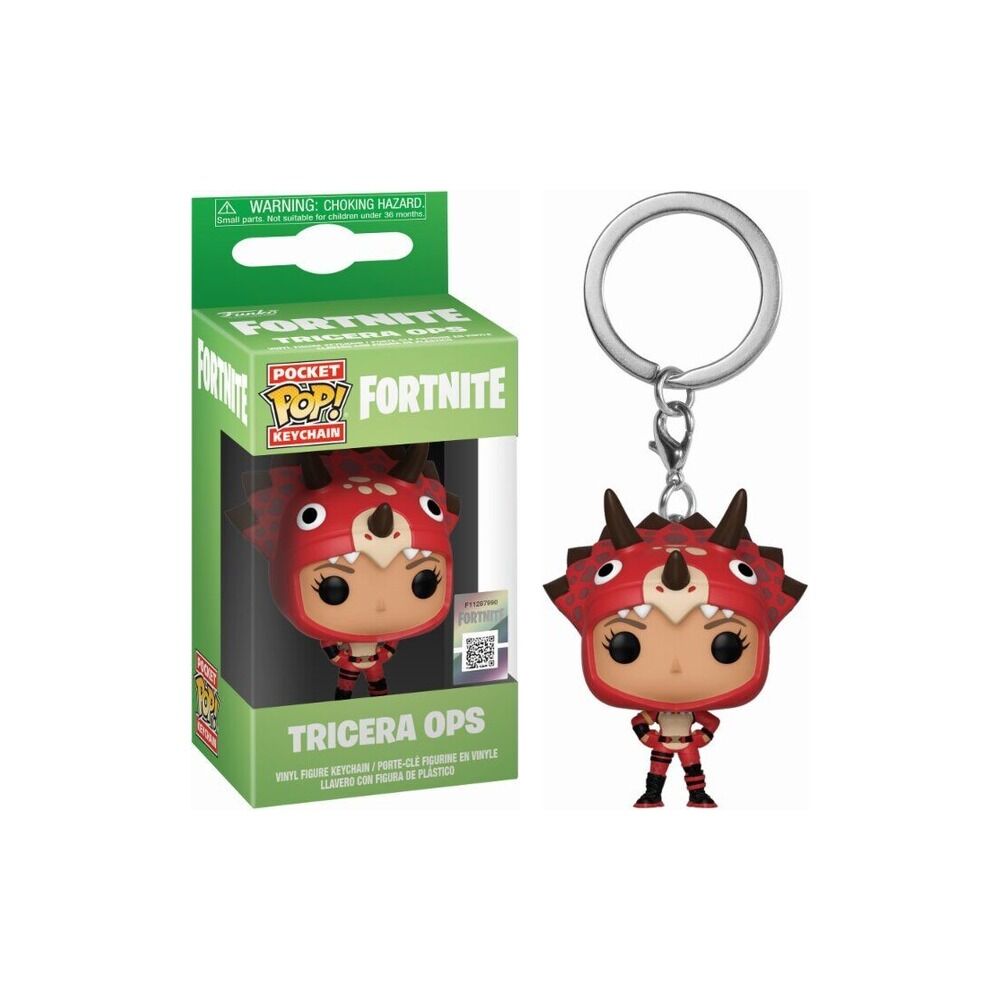 FUNKO POCKET POP! LLAVERO FORTNITE - TRICERA OPS