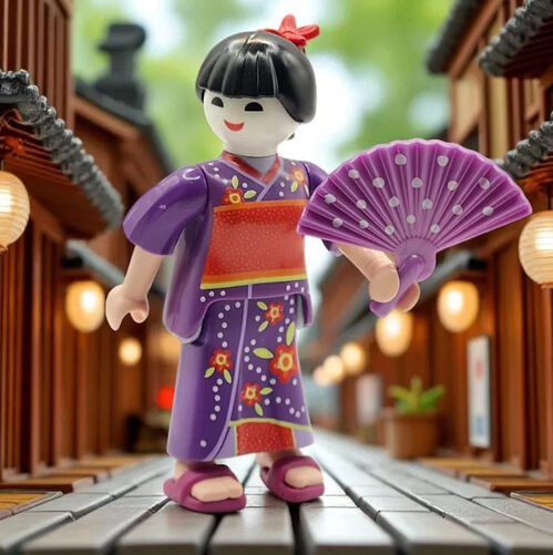 GEISHA - PLAYMOBIL - SOBRE SORPRESA SERIE 12 NIÑAS