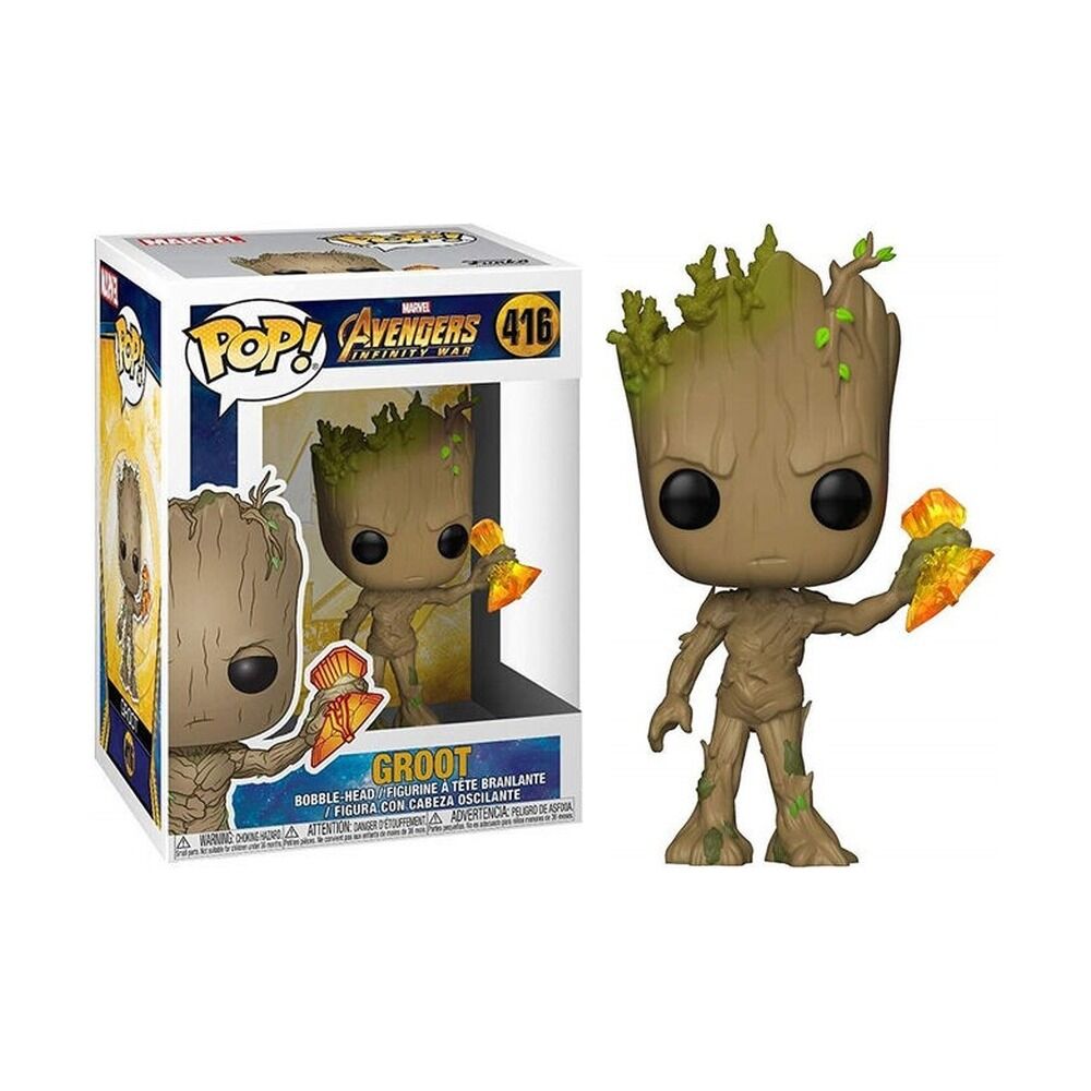 FUNKO POP! MARVEL VENGADORES: INFINITY WAR - GROOT CON ROMPETORMENTAS