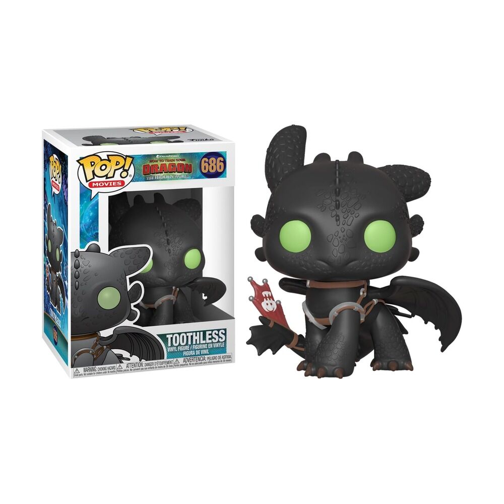 FUNKO POP! CÓMO ENTRENAR A TU DRAGÓN 3 - TOOTHLESS