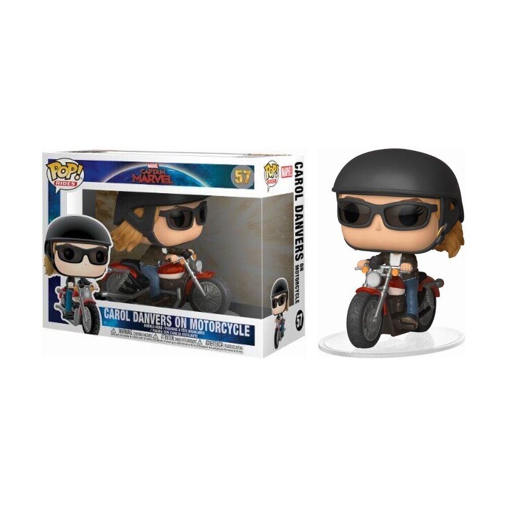 FUNKO POP! MARVEL: CAPITANA MARVEL - CAROL DANVERS EN MOTO