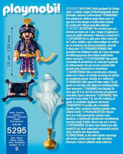 PLAYMOBIL - MAGO CON GENIO DE LA LÁMPARA