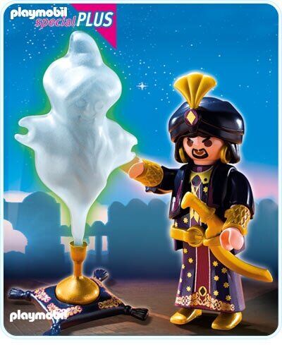 PLAYMOBIL - MAGO CON GENIO DE LA LÁMPARA