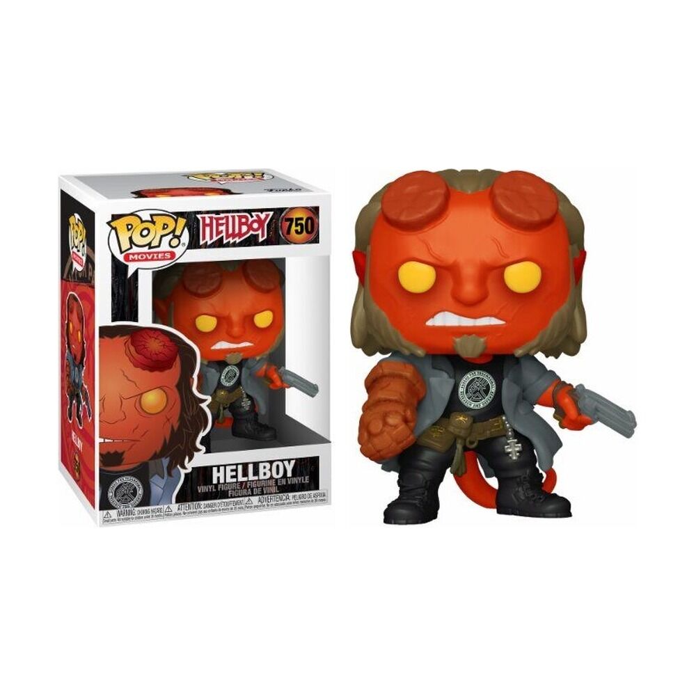FUNKO POP! HELLBOY - HELLBOY CON CAMISETA BPRD