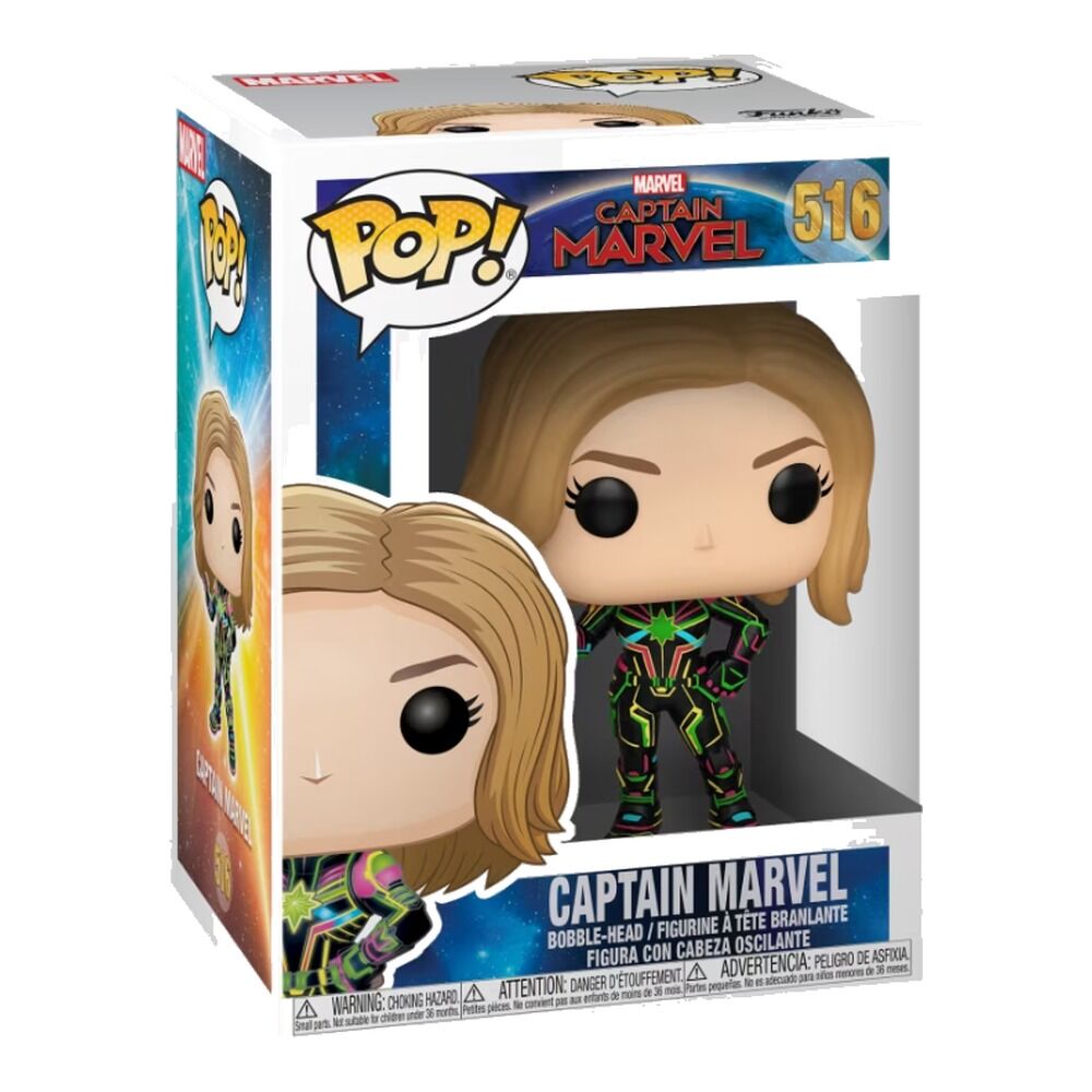 FUNKO POP! MARVEL - CAPITANA MARVEL CON TRAJE DE NEON