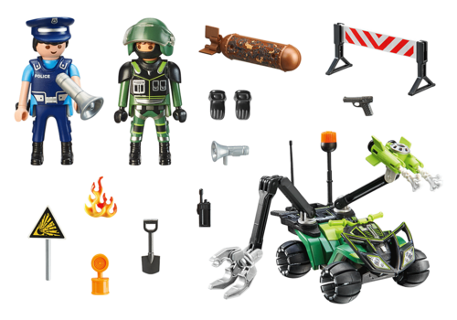 PLAYMOBIL - SET DE INICIO POLICÍA: ENTRENAMIENTO