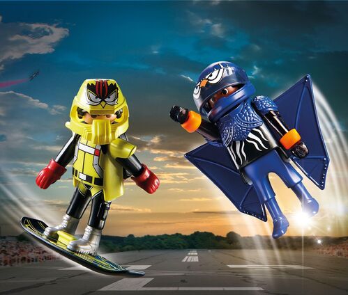 PLAYMOBIL - DUO PACK ESPECTÁCULO ACROBÁTICO EN EL AIRE