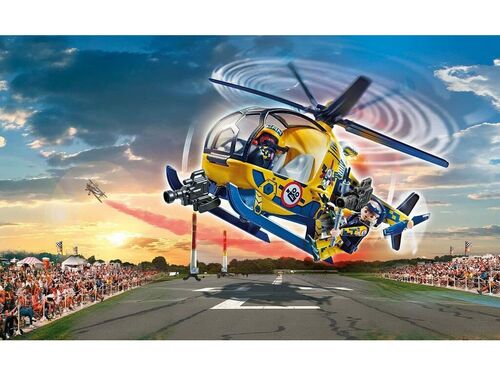 PLAYMOBIL - AIR STUNTSHOW: HELICÓPTERO PARA RODAJE DE PELÍCULA