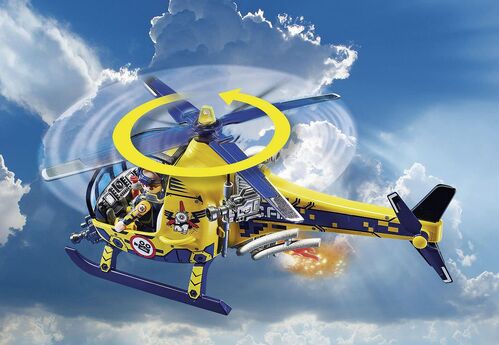 PLAYMOBIL - AIR STUNTSHOW: HELICÓPTERO PARA RODAJE DE PELÍCULA
