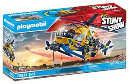 PLAYMOBIL - AIR STUNTSHOW: HELICÓPTERO PARA RODAJE DE PELÍCULA