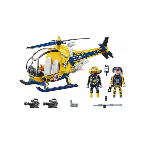 PLAYMOBIL - AIR STUNTSHOW: HELICÓPTERO PARA RODAJE DE PELÍCULA