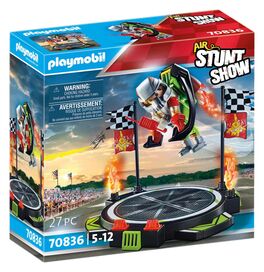 PLAYMOBIL - AIR STUNTSHOW: ACRÓBATA CON MOCHILA PROPULSORA