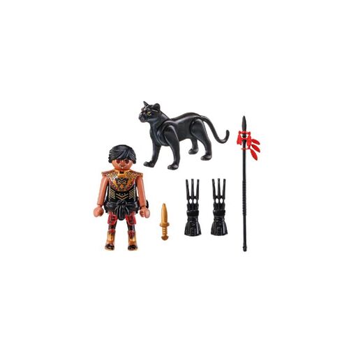 PLAYMOBIL - GUERRERO CON PANTERA