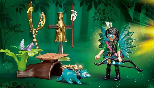 PLAYMOBIL - AYUMA: HADA GUERRERA CON MAPACHE