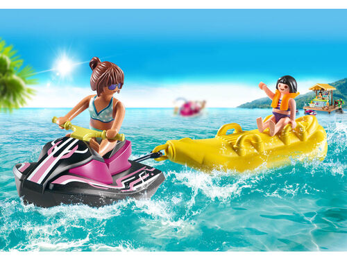 PLAYMOBIL - MOTO DE AGUA CON BOTE BANANA