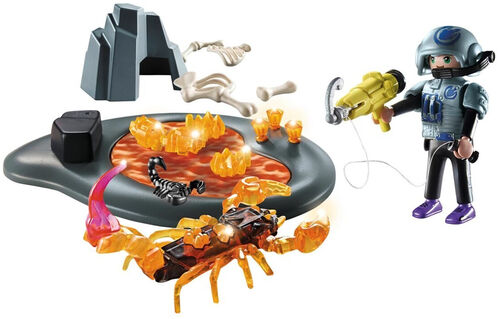 PLAYMOBIL - LUCHA CONTRA EL ESCORPIÓN DE FUEGO