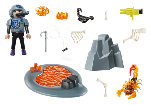 PLAYMOBIL - LUCHA CONTRA EL ESCORPIÓN DE FUEGO