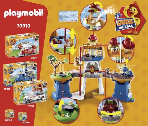 PLAYMOBIL - DUCK ON CALL: CUARTEL GENERAL