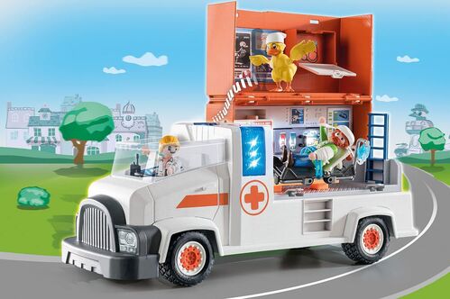 PLAYMOBIL - DUCK ON CALL: CAMIÓN AMBULANCIA