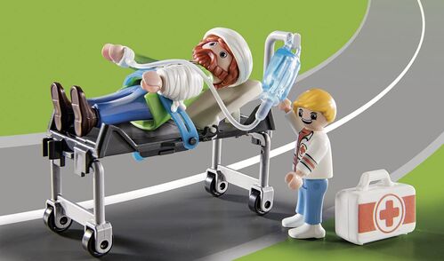 PLAYMOBIL - DUCK ON CALL: CAMIÓN AMBULANCIA