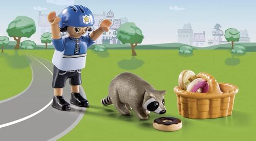 PLAYMOBIL - DUCK ON CALL: ACCIÓN POLICIAL ¡ATRAPA AL LADRÓN!
