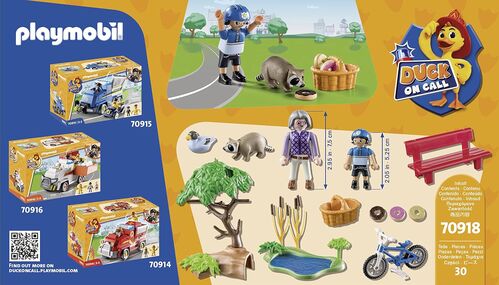 PLAYMOBIL - DUCK ON CALL: ACCIÓN POLICIAL ¡ATRAPA AL LADRÓN!
