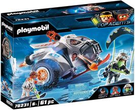 PLAYMOBIL - TOP AGENTS: SPY TEAM PLANEADOR DE NIEVE