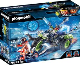 PLAYMOBIL - TOP AGENTS: REBELDES ÁRTICOS TRICICLO DE HIELO