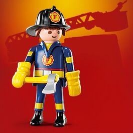 PLAYMOBIL 5284-5 SOBRE SORPRESA SERIE 4 NIÑOS BOMBERO