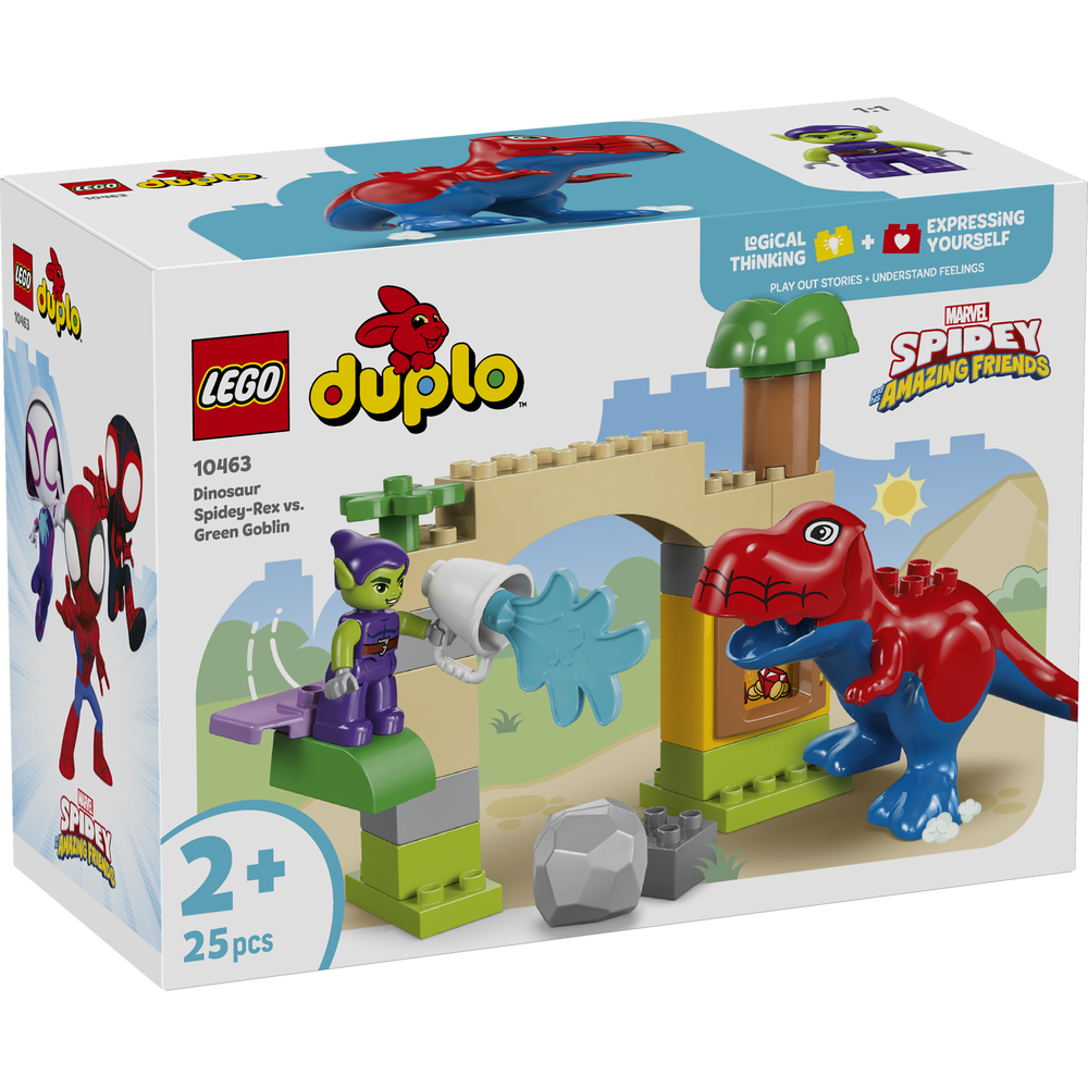 LEGO DUPLO - DINOSAURIO SPIDEY-REX VS. DUENDE VERDE