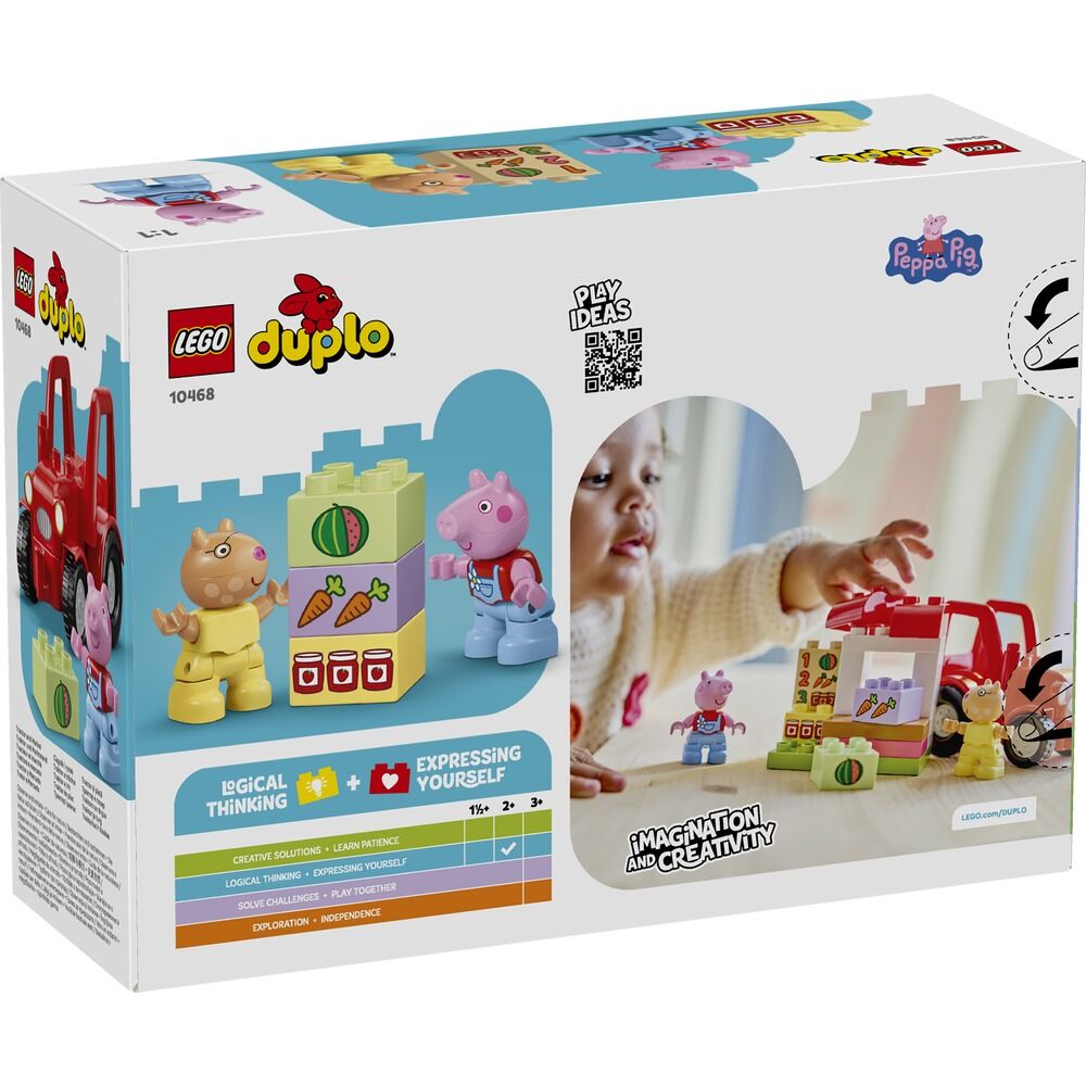 LEGO DUPLO - TRACTOR Y MERCADO PEPPA PIG