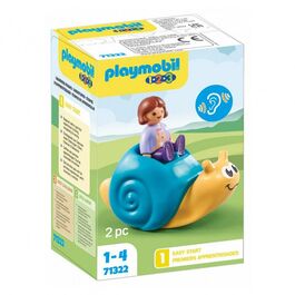 Playmobil 1.2.3 Caracol Balancín con Sonajero