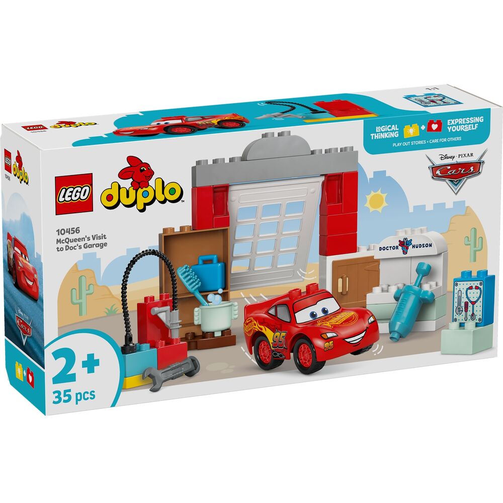 LEGO DUPLO - DISNEY: VISITA DE MCQUEEN AL TALLER DE DOC