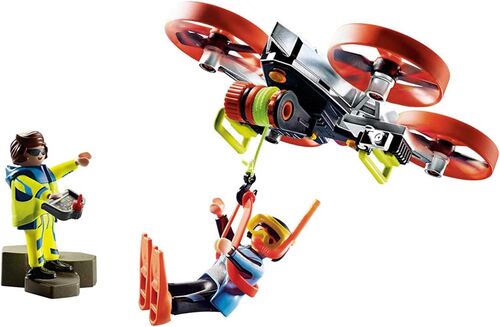 PLAYMOBIL - RESCATE MARÍTIMO: BUZO CON DRON DE RESCATE