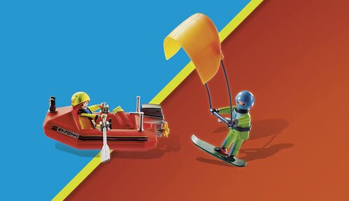 PLAYMOBIL - RESCATE MARÍTIMO: RESCATE DE KITESURFER