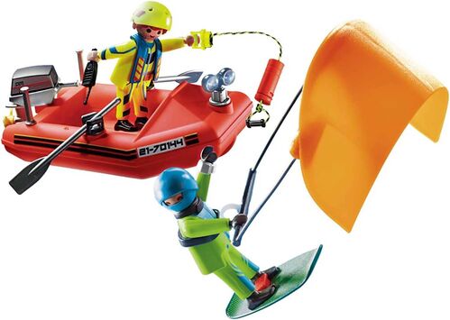 PLAYMOBIL - RESCATE MARÍTIMO: RESCATE DE KITESURFER