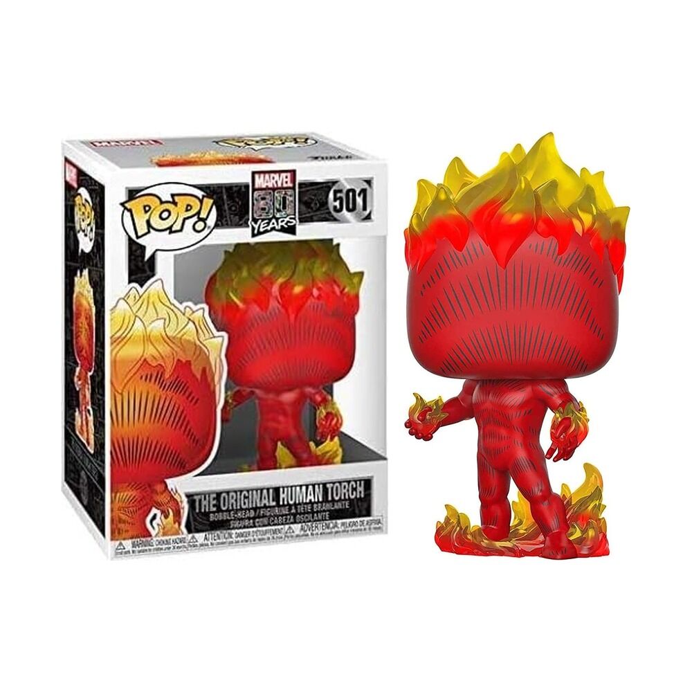 FUNKO POP! MARVEL 80 ANIVERSARIO - HUMAN TORCH (PRIMERA APARICIÓN)