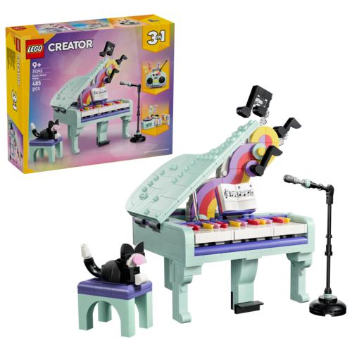 LEGO CREATOR - PIANO MUSICAL DECORATIVO CON GATO