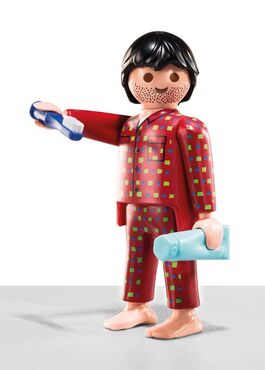 PLAYMOBIL  5458-12 SOBRE SORPRESA SERIE 6 NIÑOS - HOMBRE EN PIJAMA