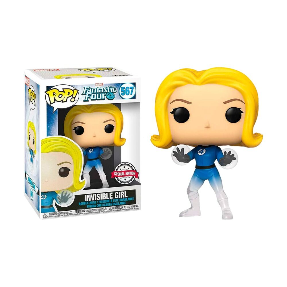 FUNKO POP! MARVEL LOS 4 FANTÁSTICOS - INVISIBLE GIRL EXCLUSIVO