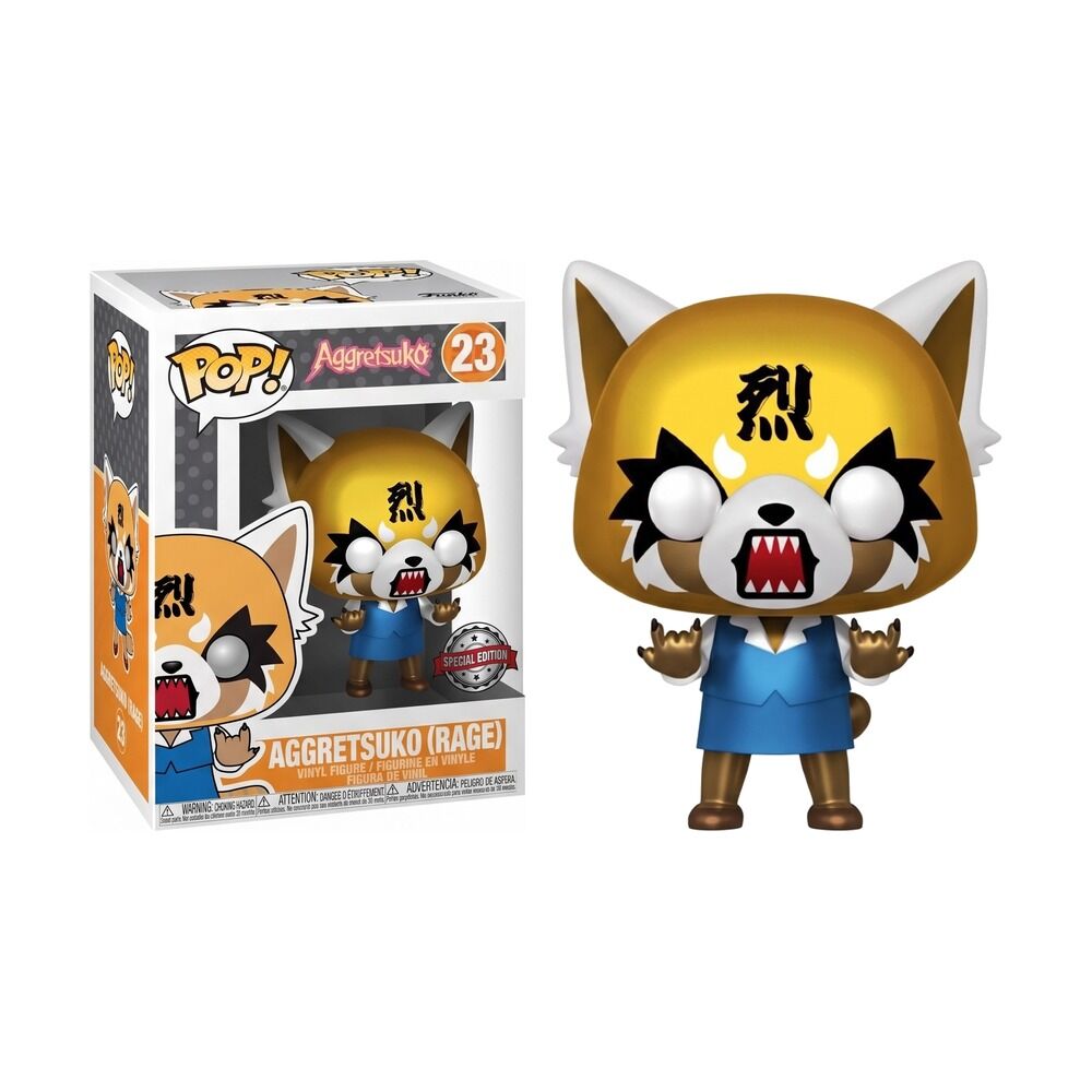 FUNKO POP! AGGRETSUKO: AGGRETSUKO FURIOSO (METÁLICO) - EDICIÓN ESPECIAL