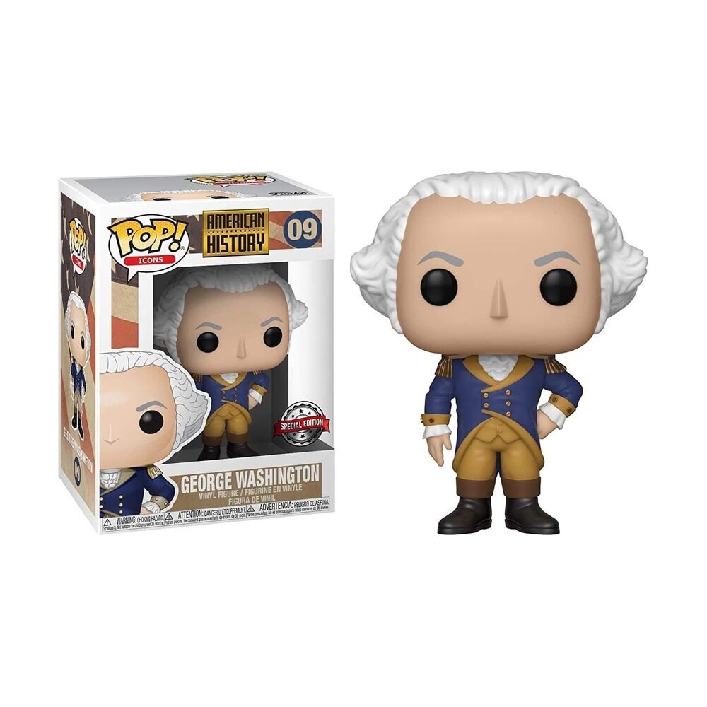 FUNKO POP! HISTORIA AMERICANA - GEORGE WASHINGTON EXCLUSIVO