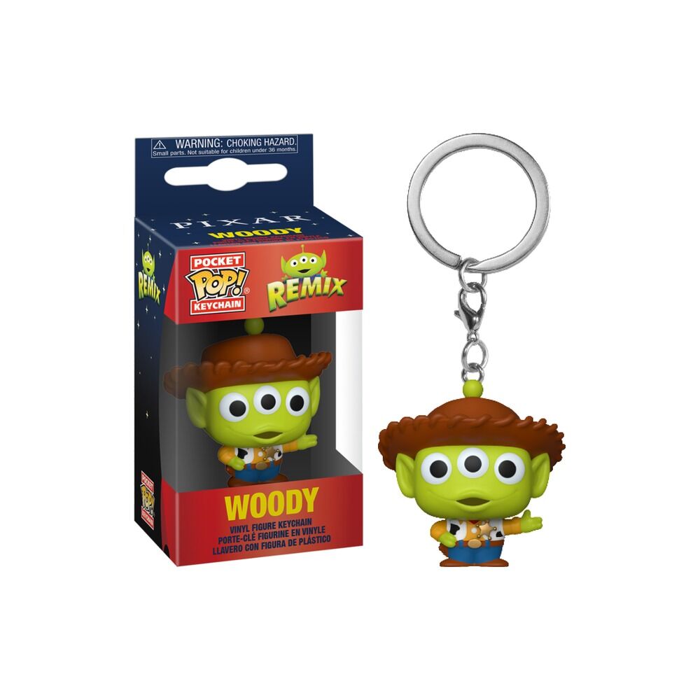 FUNKO POCKET POP! LLAVERO DISNEY: PIXAR ALIEN REMIX - WOODY