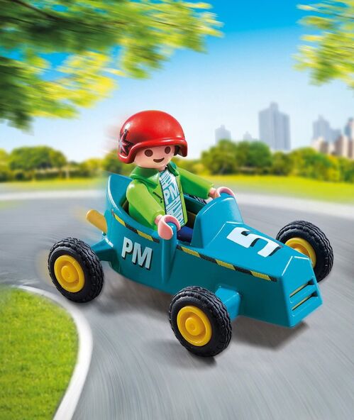 PLAYMOBIL - NIÑO CON GO-KART